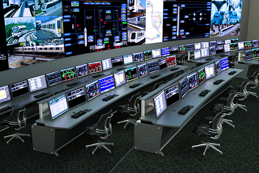 Control Room Furniture - intelliTrac HD